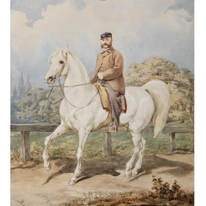 Juliusz Kossak (1824-1899) ? Portret konny
