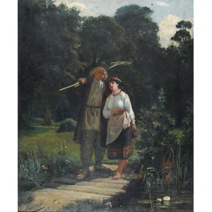 Antoni Piotrowski (1853-1924), Sielanka, 1874