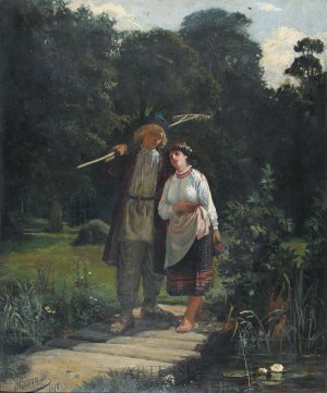 Antoni Piotrowski (1853-1924), Sielanka, 1874