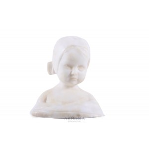 Artist unrecognized (20th century), Bust of a girl, 20th century.