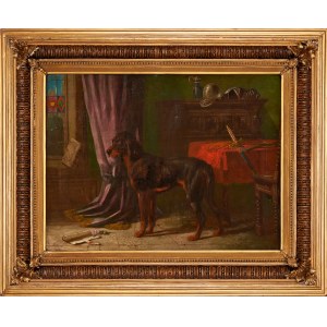 Robert Henry Roe (1793-1880), Portret psa myśliwskiego