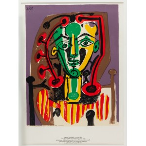 Pablo Picasso (1881 Malaga - 1973 Mougins), Figure au corsage raye