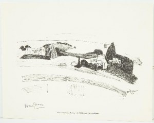 Henryk Hayden (1883 Warszawa - 1970 Paryż), Paysage du Mollien en Seine-et-Marne