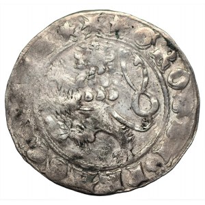 CZECHY - Karol IV Luksemburski (1346-1378) - grosz praski Kutna Hora -