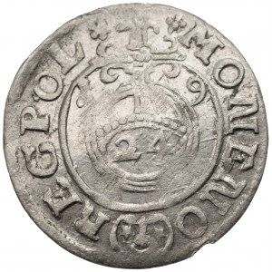 Zygmunt III Waza (1587-1632) - Półtorak 1619 Bydgoszcz – POL na końcu legendy na rewersie, rzadka odmiana