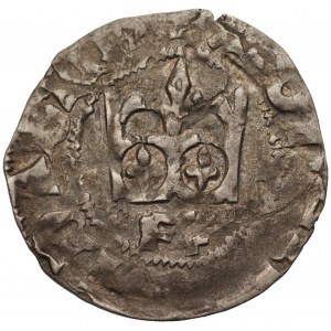 Władysław II Jagiełło (1386-1434) - Półgrosz Kraków - Litera F‡