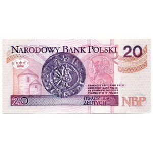 20 złotych 1994 - seria zastępcza ZA 0014186