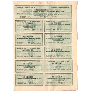 STANDARD NOBEL w Polsce SA - Em. III - 100 złotych 1932