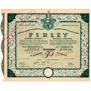 Lubelska Fabryka Portland-Cementu Firley - Em.1-9 - 50 złotych 1925