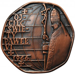 KOWALIK - Tysiąclecie Chrztu Świętego Narodu Polskiego 996-1966 - Millenium - medal w etui