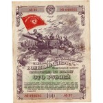 ZSSR - zestaw 5 obligacji 100 oraz 200 rubli (1940-1945)