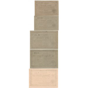 Schrimm (Śrem) - zestaw 1,2,5,10 oraz 20 marek 1918