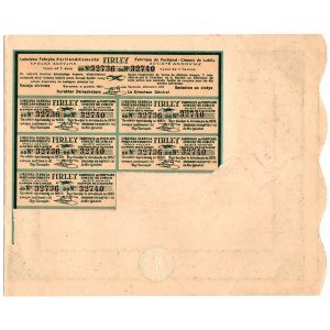 Lubelska Fabryka Portland-Cementu Firley - 5 x 50 złotych 1925