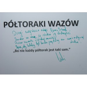 Adam Górecki - Półtoraki Wazów 2019 + podziękowanie od autora katalogu wraz z podpisem