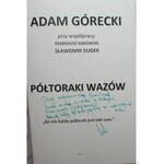 Adam Górecki - Półtoraki Wazów 2019 + podziękowanie od autora katalogu wraz z podpisem
