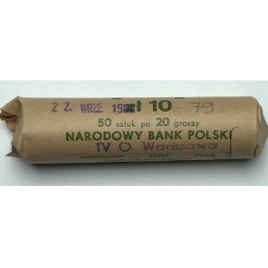 Rulon bankowy 50 x 20 groszy 1979