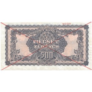 500 złotych 1944 - WZÓR - AC - klauzula ...obowiązkowym