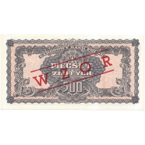 500 złotych 1944 - WZÓR - Ax - klauzula ...obowiązkowe
