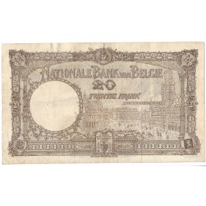 BELGIA - 20 franków 1924