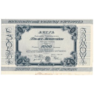 Bracia Iłowieccy - wizerunek akcji na opakowaniu od czekolady ( 1000 marek polskich 1921)