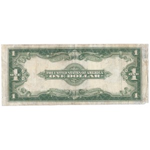 USA - 1 dolar 1923 - Silver Certificate - niebieska pieczęć