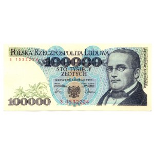 100.000 złotych 1990 - seria S