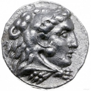 tetradrachma 316-315 pne, mennica Ake (Fenicja); Aw: Gł...