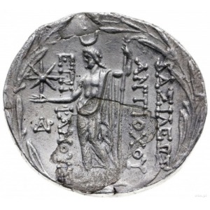 tetradrachma ok. 121-96 pne, Ake (Fenicja); Aw: Głowa k...