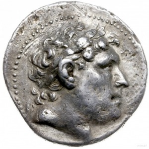 tetradrachma 263-241 pne, Pergamon; Aw: Głowa króla w p...