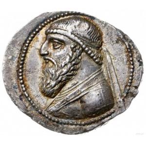 tetradrachma 120-117 pne, Seleukeia; Aw: Popiersie król...