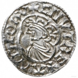 denar typu quatrefoil, 1018-1024, mennica Salisbury, mi...