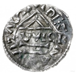 denar 995-1002, Ratyzbona, mincerz Viga; Hahn 25e2.1; s...