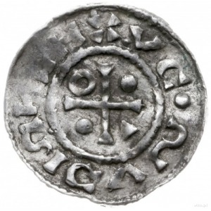 denar 995-1002, Ratyzbona, mincerz Viga; Hahn 25e2.2; s...