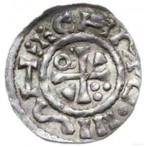 naśladownictwo denara ratyzbońskiego z lat 1002-1009; H...