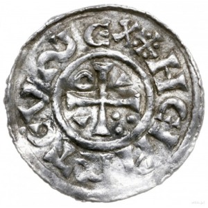 denar 1002-1009, Ratyzbona, mincerz Ag; Hahn 27c1.2; sr...