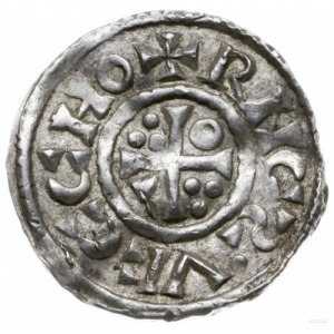 denar 1009-1024, Ratyzbona, mincerz Ag; Hahn 29b2.3; sr...