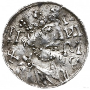 denar 1009-1024; Ratyzbona, mincerz Ag; Hahn 29b3.8; sr...
