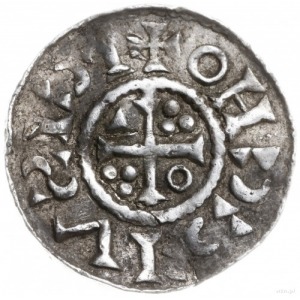 denar 1009-1024; Ratyzbona, mincerz Ag; Hahn 29b3.8; sr...