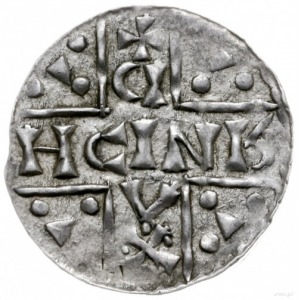 denar 1018-1026, Ratyzbona, mincerz Aza; Hahn 31b2; sre...