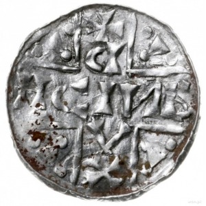 denar 1018-1026, Ratyzbona, mincerz Conja; Hahn 31c1.2;...