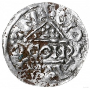 denar 1018-1026, Ratyzbona, mincerz Conja; Hahn 31c1.2;...