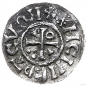 denar 1002-1009, Nabburg, mincerz Ag; Hahn 74b1; srebro...