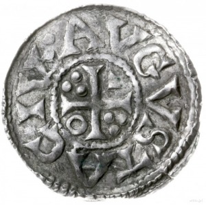 denar 1009-1024, Augsburg; Hahn 145.19; srebro 20 mm, 1...