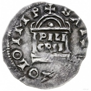denar 1024-1036, Kolonia; Aw: Popiersie cesarza w prawo...