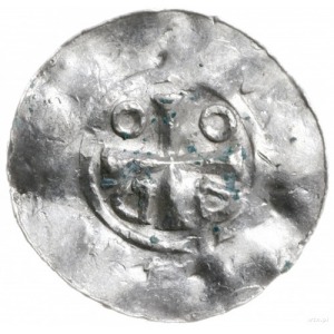 denar typu OAP, 983-1002, Goslar; Aw: Kapliczka z belka...