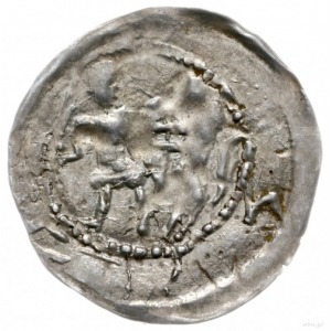 denar 1178/9-ok.1185/90, Racibórz; Aw: Rycerz na koniu ...