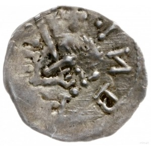 denar 1201-ok. 1211, Wrocław; Aw: Popiersie księcia z m...