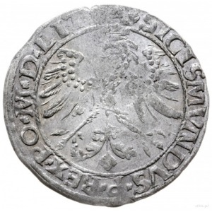 grosz 1535/N, Wilno; odmiana z literą N pod Pogonią, ko...