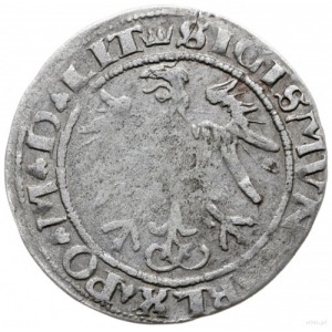 grosz 1536, Wilno/I; odmiana z literą I pod Pogonią, og...