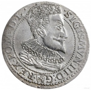 szóstak 1596, Malbork; małe popiersie króla; Kop. 1240 ...